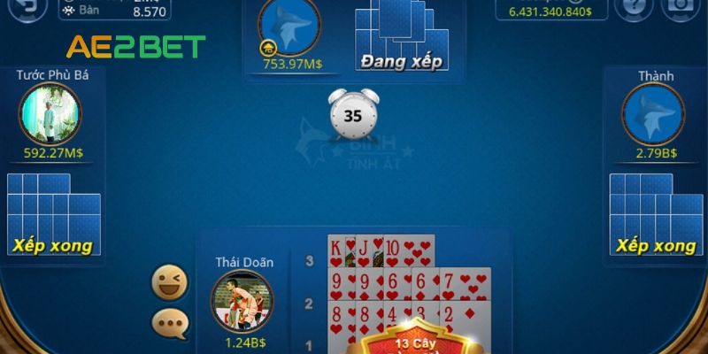 Mậu Binh Online AE3BET.NET: Sân Chơi Đầy Thách Thức và Hấp Dẫn 3 Quy trình bắt đầu ván Mậu Binh trực tuyến tại AE3BET
